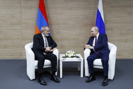 Пашинян и Путин встретились в Сочи: Обсудили кризис в Карабахе