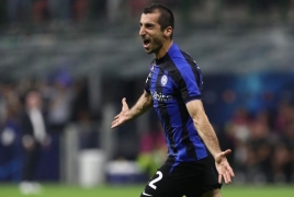 Mkhitaryan scores in Inter’s 10-0 victory over Pergolettese