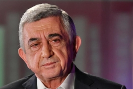 Armenia ex-president urges U.S., Russia, France to aid Karabakh