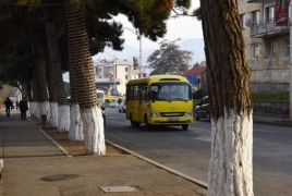 Karabakh halts public transport due to blockade