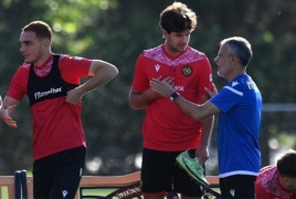 Armenia start training camp ahead of key UEFA Qualifying matches