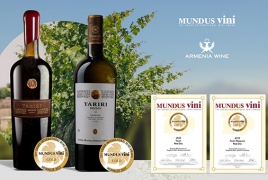 9 out of 10 Armenian medal-winning wines produced by Armenia Wine