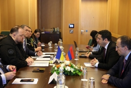 Ալեն Սիմոնյանը Դուբլինում հանդիպել է Ուկրաինայի Գերագույն ռադայի նախագահին