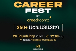350+ թափուր աշխատատեղ. Career Fest Երևանում՝ CreedRoomz-ի կողմից