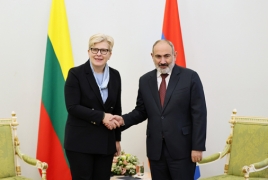 Премьер Литвы - Пашиняну: Мы намерены поддерживать углубление отношений ЕС-Армения