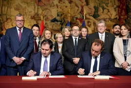 Ֆրանսիայի ԶՈւ նախարարությունում ՀՀ հետ գործակցության փաստաթուղթ է ստորագրվել