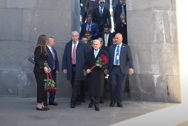 Президент Ирака в Ереване почтил память жертв Геноцида армян