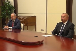 Пашинян и Алиев в двустороннем формате обсудили повестку мира между Ереваном и Баку