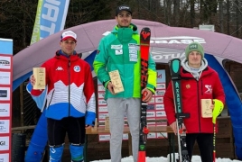 Лыжник Глеб Мосесов завоевал бронзу на международном рейтинговом турнире в Италии