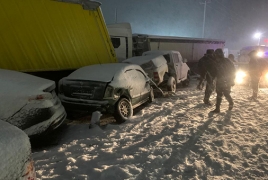 Երևան-Սևան ճանապարհին 17 մեքենա է բախվել․ 8 տուժած հիվանդանոցում է