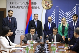 Минэкономики Армении подписало соглашения об инвестиции в размере $42 млн и создании 668 рабочих мест