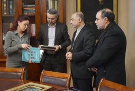 Իրանի դեսպանն այցելել է Մատենադարան՝ նաև «այլ կրոնների և մշակույթների հետազոտական բացառիկ հաստատություն»