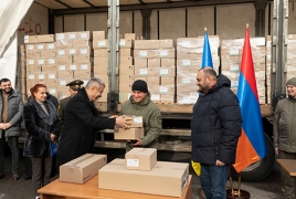 Армения отправила очередную партию гумпомощи Украине