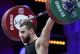Rafik Harutyunyan wins European weightlifting bronze for Armenia