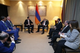 Пашинян обсудил с действующим председателем ОБСЕ развития на Южном Кавказе