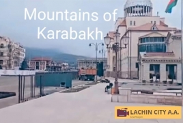 Ադրբեջանցի վանդալները ձևափոխում են Արցախբանկի գլխամասի շենքը, թիրախում է նաև Ստեփանակերտի Մայր տաճարը
