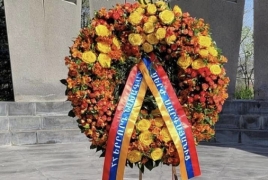 Սերժ Սարգսյանի անունից Եռաբլուրում ծաղկեպսակ է դրվել Ապրիլյան քառօրյայի զոհերի հիշատակին