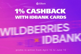Մինչև 1% cashback Wildberries-ում` IDBank-ի քարտով վճարելիս