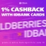 Up to 1% cashback when shopping on Wildberries with IDBank cards