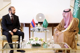 Armenian, Saudi Foreign Minister meet in Riyadh