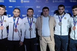 Narek Manasyan wins European Boxing Championships silver for Armenia