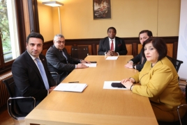 В Женеве встретились главы парламентов Армении и Азербайджана