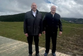 Лукашенко с Алиевым посетил оккупированный Арцах