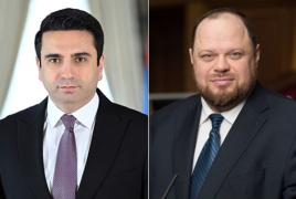Heads of Armenian, Ukrainian parliaments hold virtual talks