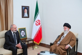 Armenia PM meets Iran’s Supreme Leader in Tehran