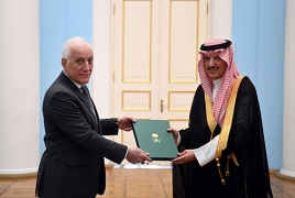 Սաուդյան Արաբիայի դեսպանն իր հավատարմագրերն է հանձնել ՀՀ նախագահին