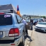 Opposition motorcade en route to Gyumri for large rally