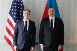Блинкен в беседе с Алиевым подчеркнул важность скорейшего заключения мирного договора между Ереваном и Баку