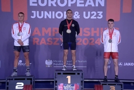 Ծանրորդ Գոռ Սահակյանը՝ Եվրոպայի չեմպիոն