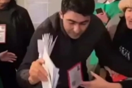 Վրաստանում ձերբակալել են ընտրատեղամասում լցոնում կատարած ադրբեջանցու