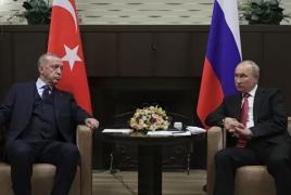 Էրդողանը՝ Պուտինին․ Թուրքիան շարունակում է ջանքերը տարածաշրջանում լարվածությունը դադարեցնելու ուղղությամբ