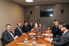 Mirzoyan meets ICC Assembly President in the Hague