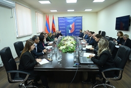 EU delegation visits Bagratashen, Ayrum border checkpoints