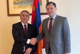 Armenian ambassador discusses ties with Hauts-de-France leader