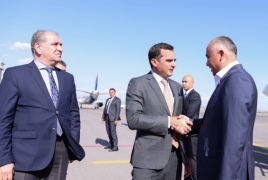 Kyrgyz parliament speaker arrives in Armenia