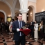 Viva donates exclusive parchment Gospel to Matenadaran