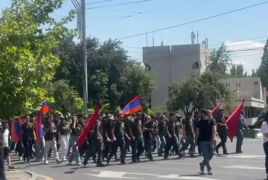 ՀՅԴ երիտասարդական բանակումը մեկնարկել է «Նեմեսիս» քանդակի մոտից