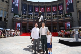 Mayor says statue affirms Aznavour’s eternal presence in Yerevan