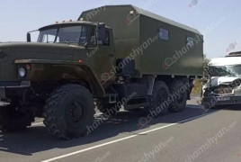 Գեղարքունիքում ՊՆ «Ուրալ»-ների մասնակցությամբ ՃՏՊ–ից 4 զինվորական է տուժել․ Որևէ մեկին վտանգ չի սպառնում