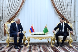 Аrmenian, Тurkmen Pesidents discuss future cooperation