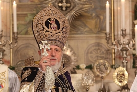 Catholicos Karekin II begins visit to U.S. Eastern Diocese