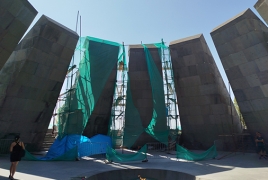 Վերականգնվում են Հայոց ցեղասպանության հուշահամալիրի կառուցվածքային տարրերը