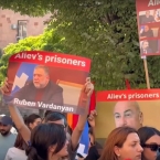 Mladi ARF protestirali proti obisku turškega odposlanca v Erevanu