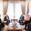 Armenian FM holds talks with Turkish envoy