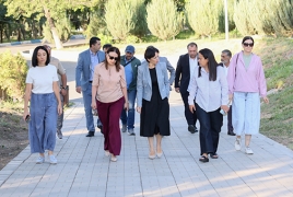 Minister inspects renovation works at Tsitsernakaberd
