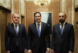 Mirzoyan, Bayramov, Rubio meet briefly in Washington